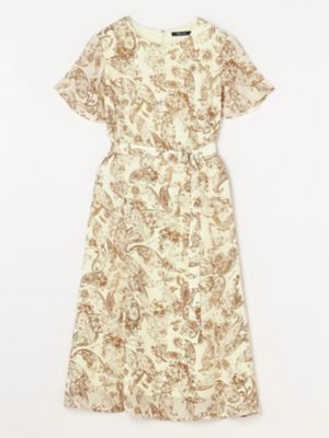 Aquascutum (Women)/アクアスキュータム ボタニカルプリントドレス（５００４２１６０５０）