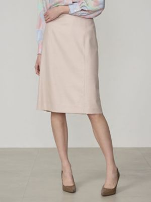 ＜Aquascutum (Women)＞【セットアップ対応】ウールシルクツイルスカート（５００４２３０００１）