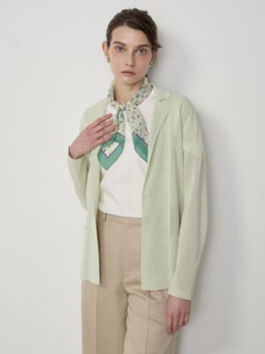 Aquascutum (Women)/アクアスキュータム ニットジャケット 41_ライトグリーン コート・ジャケット【三越伊勢丹/公式】