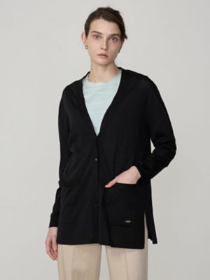 ＜Aquascutum (Women)＞コンフォート　ロングカーディガン（５００４２６００１０）