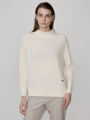 ＜Aquascutum (Women)＞ミドルゲージ　ハイネックニット（５００４２６００１７）