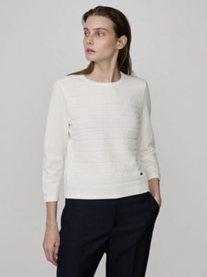 ＜Aquascutum (Women)＞膨れジャガードニットプルオーバー（５００４２６０１０１）