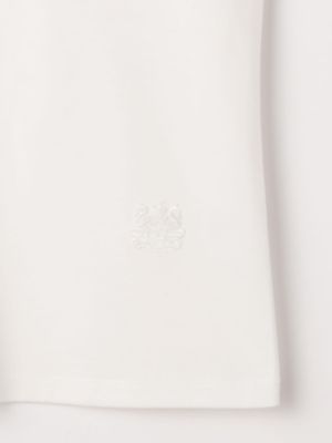 クレスト刺繍　７分袖カットソー（５００４２７００１３）