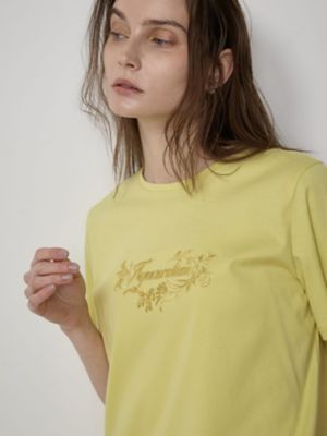 ボタニカル刺繍　スムースＴシャツ（５００４２７００３５）
