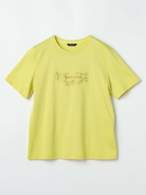 ボタニカル刺繍　スムースＴシャツ（５００４２７００３５）