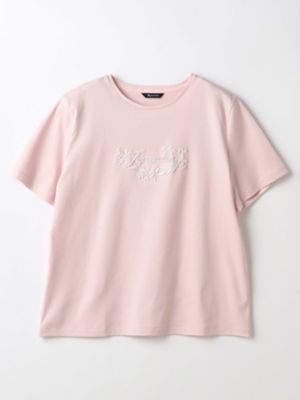 ボタニカル刺繍　スムースＴシャツ（５００４２７００３５）