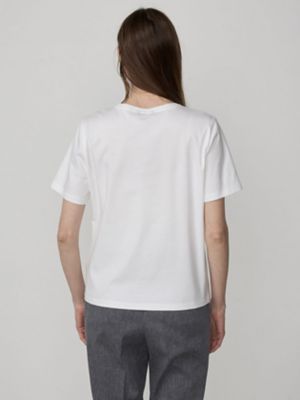 ボタニカル刺繍　スムースＴシャツ（５００４２７００３５）
