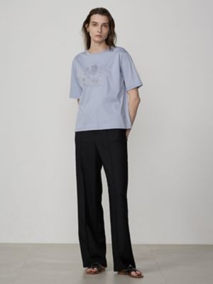 クレスト刺繍５分袖Ｔシャツ（５００４２７００５３）