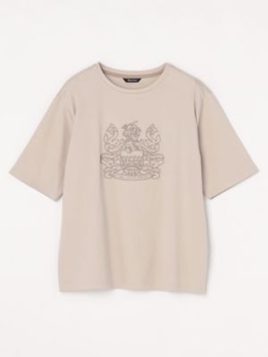 クレスト刺繍５分袖Ｔシャツ（５００４２７００５３）