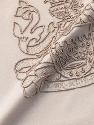 クレスト刺繍５分袖Ｔシャツ（５００４２７００５３）