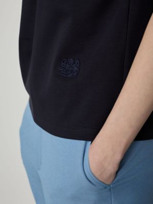 クレスト刺繍　半袖カットソー（５００４２７０１１３）