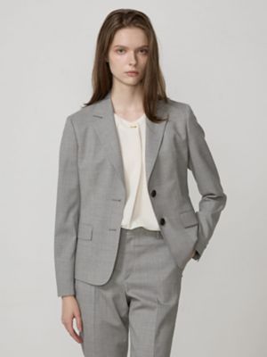 ＜Aquascutum (Women)＞【セットアップ対応】ストレッチドビージャケット（５００４４０４０２２）