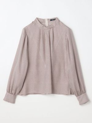 タイニードットプリントブラウス（5004420041