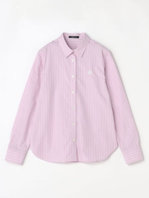 ＜Aquascutum (Women)＞パステルストライプシャツ（５００４４２００６８）