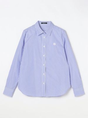 ＜Aquascutum (Women)＞サックスロンストシャツ（５００４４２００７６）