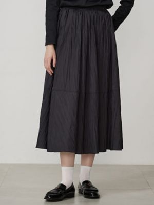 ＜Aquascutum (Women)＞ワッシャータフタスカート（５００４４３００１９）