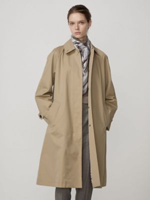 ＜Aquascutum (Women)＞ＭＡＤＥ　ＩＮ　Ｕ．Ｋ．　ステンカラーコート（５００４４５００３６）
