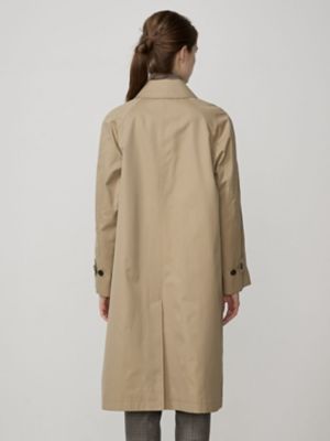 美品 Aquascutum ステンカラーコート 英国製 36 MADE IN U.K. ステンカラーコート