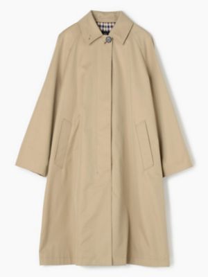 英国製 アクアスキュータム 　ステンカラーコート　M相当 MADE IN U.K. ステンカラーコート （その他アウター）｜Aquascutum