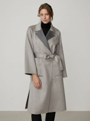 ＜Aquascutum (Women)＞カシミヤダブルフェイス　リバーコート（５００４４５００４８）