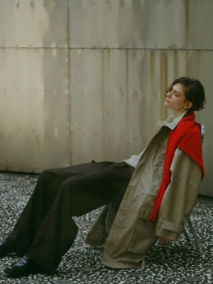 ＥＴＲＥ　ＴＯＫＹＯ　×　ＡＱＵＡＳＣＵＴＵＭ　ステンカラーコート（５００４４５００６４）