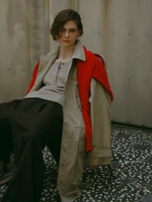 ＥＴＲＥ　ＴＯＫＹＯ　×　ＡＱＵＡＳＣＵＴＵＭ　ステンカラーコート（５００４４５００６４）