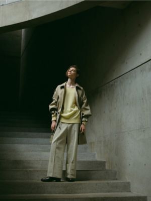 ＥＴＲＥ　ＴＯＫＹＯ　×　ＡＱＵＡＳＣＵＴＵＭ　ステンカラーコート（５００４４５００６４）