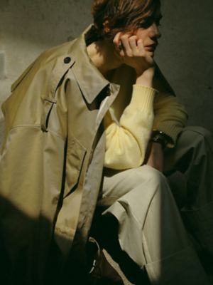 ＥＴＲＥ　ＴＯＫＹＯ　×　ＡＱＵＡＳＣＵＴＵＭ　ステンカラーコート（５００４４５００６４）