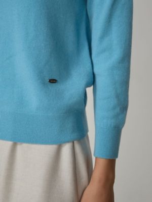 【新品】Aquascutum アクアスキュータムのカシミヤ混タートルネックニット ピュアカシミヤタートルニット