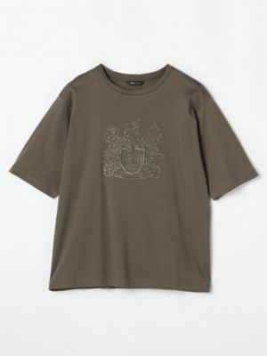 ＜Aquascutum (Women)＞クレスト刺繍Ｔシャツ（５００４４７００６９）