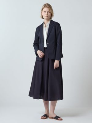 Aquascutum (Women)/アクアスキュータム ストライプサッカージャケット(5005204033) 39_ネービーブルー コート・ジャケット【三越伊勢丹/公式】