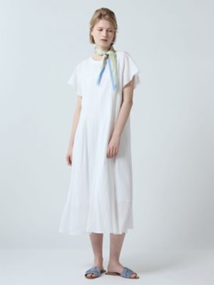 Aquascutum (Women)/アクアスキュータム リネン混サッカーワンピース（５００５２１６０３４）