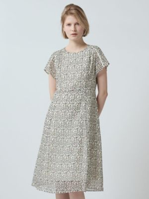 ＜Aquascutum (Women)＞幾何フラワーＰＲＩＮＴワンピース（５００５２１６０３５）