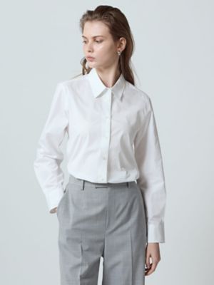 ＜Aquascutum (Women)＞ブロードシャツ（５００５２２０００３）