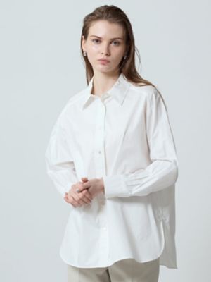 ブラウス シャツ Rondeタイプライターシャツ レディース nop de nod ブラウス シャツ Rondeタイプライターシャツ