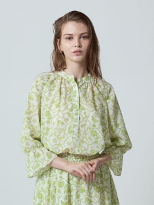 ＜Aquascutum (Women)＞タペストリーＰＲＩＮＴ　ブラウス（５００５２２００２７）