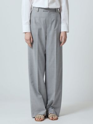 グレンチェックストレッチワイドパンツ（５００５２４００１２）