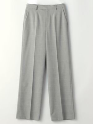グレンチェックストレッチワイドパンツ（５００５２４００１２）