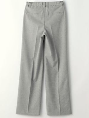 グレンチェックストレッチワイドパンツ（５００５２４００１２）