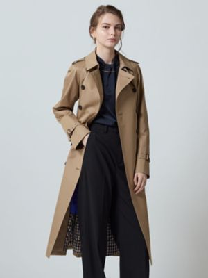 ＜Aquascutum (Women)＞ＢＡＳＩＣ　ＴＲＥＮＣＨ　ＣＯＡＴ　ＭＡＸＩ（５００５２５１２００）
