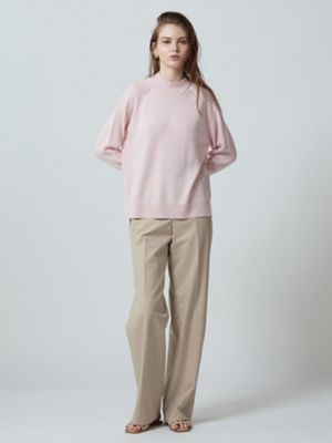 ラッセルノ ハイネック ニット S-LL/体型カバー】ふわふわMIXハイネックニット（ニット