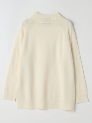 ラッセルノ ハイネック ニット S-LL/体型カバー】ふわふわMIXハイネックニット（ニット