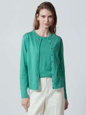 ＜Aquascutum (Women)＞ギザコットン　カーディガン（５００５２６０００５）