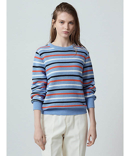 バルキーボーダーニット(5005260006) | Aquascutum バルキーボーダーニット(5005260006) | Aquascutum