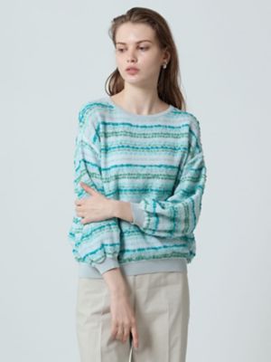 美品 アドーア ツィードライクニットジャケット ◇ツィーディーニット （ニット・セーター）｜ADORE / アドーア