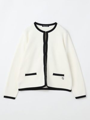 ＜Aquascutum (Women)＞配色パイピングニット（５００５２６００２０）