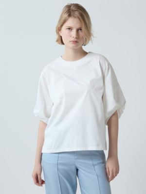 ＜Aquascutum (Women)＞パフスリーブカットソー（５００５２７０１４４）