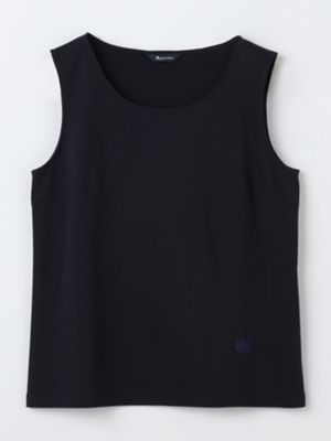 Aquascutum (Women)/アクアスキュータム スビンスムースタンクトップ(5005270217) 39_ネービーブルー トップス【三越伊勢丹/公式】