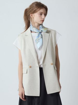 リネンライクオックス ジレ（5005404002） | Aquascutum