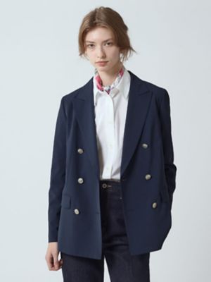 ＜Aquascutum (Women)＞ストレッチダブルブレザー（５００５４０４０２０）